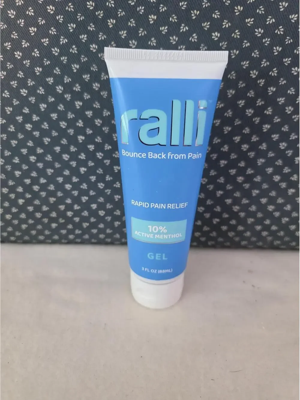 Lot of 3 Ralli Rapid Pain Relief Gel tubes with 10% menthol